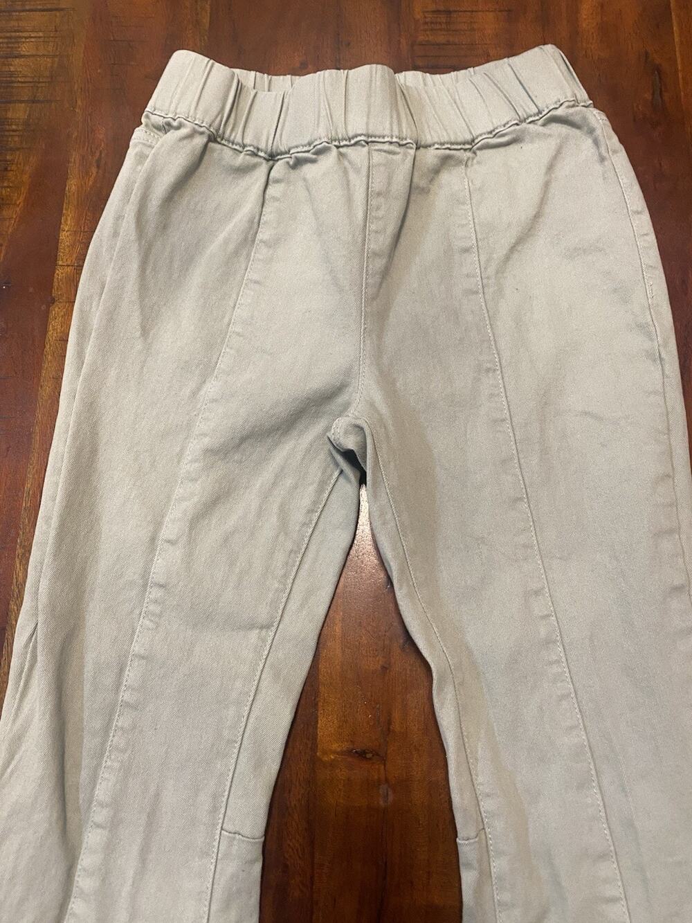 Sidefeel Women's Flare Jeans Strenchy Elastic High Waisted Pants Size 8
